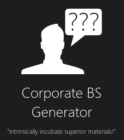 Corporate BS Generator Promotional Image