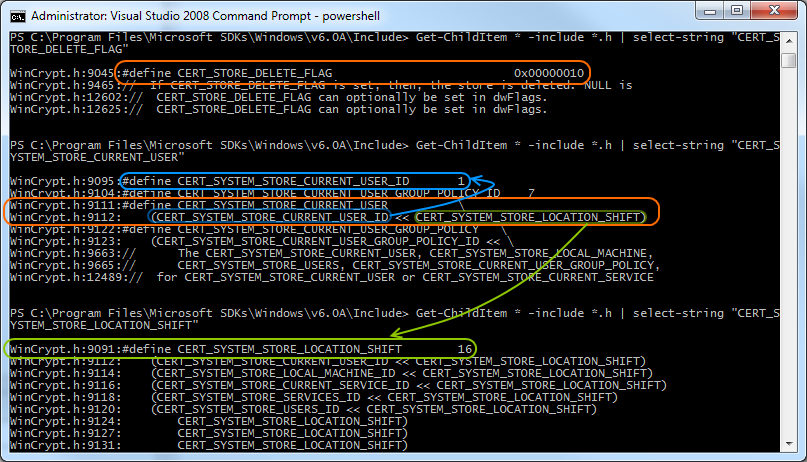 Searching for flag values using PowerShell